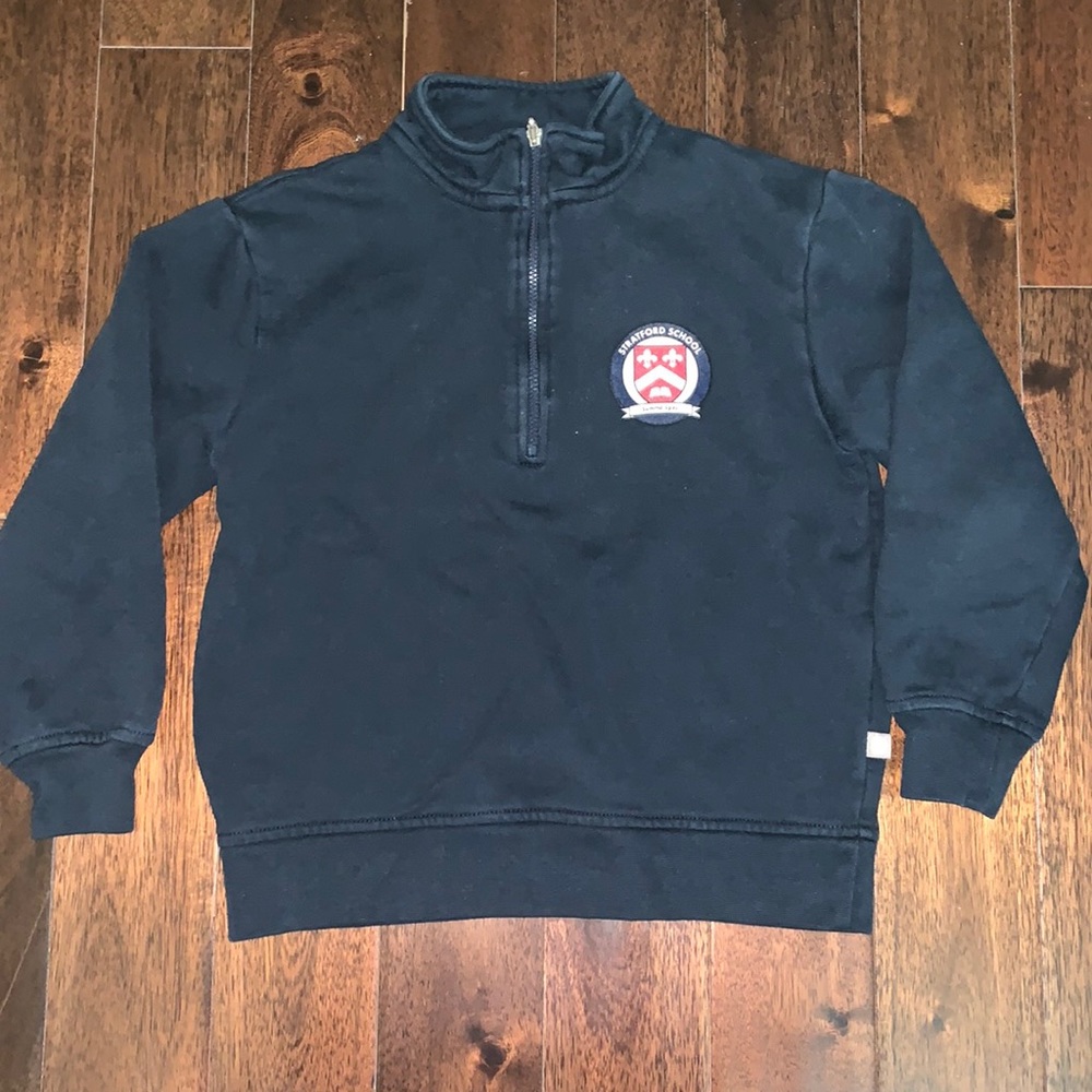Stratford uniforms: long sleeve sweatshirt x1, fleece jacket x1, fleece vest x 1